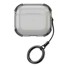 1 Piece Of Multi-Hued Translucent + Circular Loop Drop-Resistant Earphone Cup Sleeve Compatible With 1/2/3/4/Pro/Pro 2nd Generation Wireless Earphone Protective Enclosure