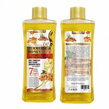 Amococo Turmeric Honey Essential Oil & Massage Oil For Both Daily Face And Body Deep Moisturizing Skin Care Massage US Shipment - 2pcs(250ml*2) - View 1