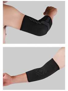 1 Stück Sportellbogenbandage, atmungsaktive schweißableitende Ellbogenstütze für Badminton, Tennis und Outdoor-Aktivitäten