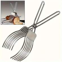 Stainless Steel Roast Beef Slicer With Built-In Clip Function - Perfect For Ham, Bread And Grill - Manual Kitchen Gadget