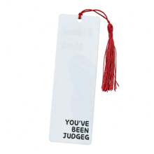 1/2Pcs Funny God Bookmark "I Saw That" Double Printed Acrylic Bookmarks With Beautiful Tassel, Perfect Gift Book Accessory For Readers Book Lovers Reading Marker,School Supplies,Back To School