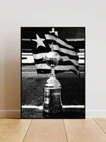 Kit 3 Decorative Plates/Frames Botafogo Football Libertadores Champion - Có Khung - Xem 2