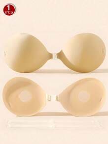 1pc Thickened Invisible Silicone Breast Lift Tape, Bust-Enhancing, For Small Bust - Apricot - View 15