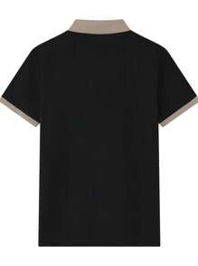 Customized Polo Shirt, Colorblock Short Sleeve Business Work Tops, Add Your Personalized Graphic Printing On Left Chest,Give It To Your Boyfriend,Stylish,Fashion,Hipster,Casual,Minimal Chic,Personalized,Customized,Custom,Unique,Guy Costumes,Capsule Wardrobe,Men Basic/Street Style,Ideal Gifts For Him,Boyfriend,Family,Friends,For Birthdays,For Vacation/Holiday,For School/Competition,For Sports/Climbing
