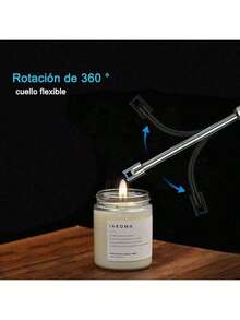 Electronic Lighter, USB Charging, Travel, Home, Kitchen, C - 黑色 - 查看 6