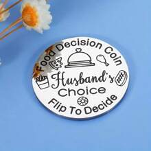 1 Stück witziges Geschenk, geeignet für Ehemann, Ehefrau, Jahrestag, Valentinstag, doppelseitiger Entscheidungsfinder, Paargeschenk, Geburtstagsgeschenk, Auto-Accessoire, Taschenbaumler, Rucksack-Accessoire, Schlüsselband mit ID-Halter, Valentinstag-Geschenk - Verschiedenfarbig - Übersicht 5