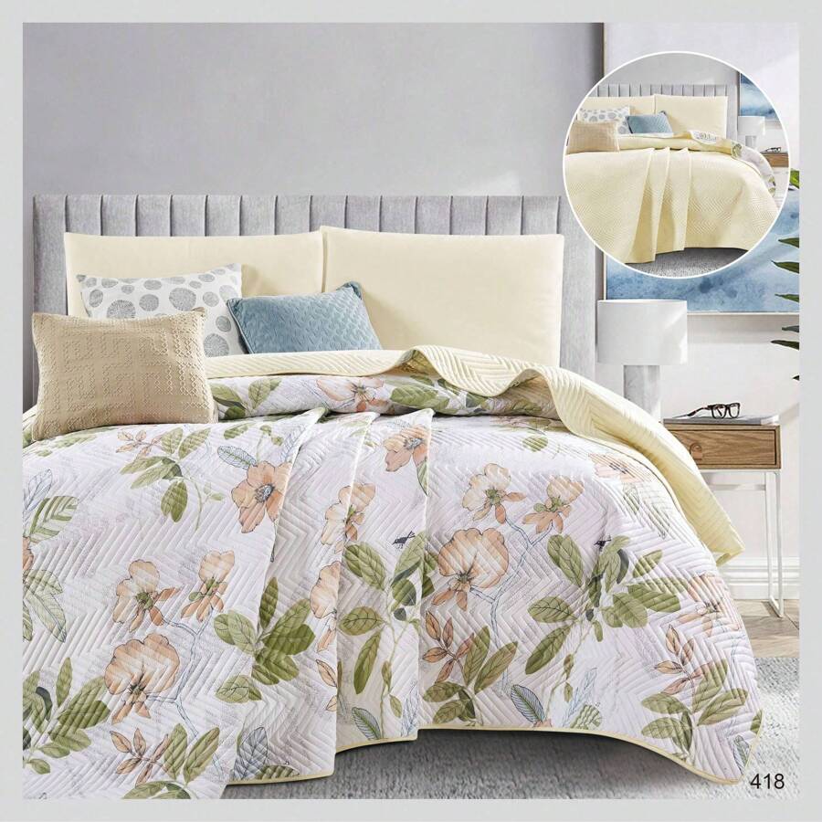 一件簡約 百搭 防塵 絎縫被 棉質加棉床蓋-全棉 保暖 加厚 空調被 被單 床罩-雙面夾棉 碎花床蓋 單件純棉絎縫墊三件套榻榻米床單美式衍縫被-雙人四季絎縫被可當床單-美式田園風墊多用途床單美式衍縫被-雙人四季絎縫0*240CM-多尺寸多色-深藍-灰色-粉紅色-綠色-黑色-黃色-藍色-蝴蝶樹葉花朵 - 418 - 查看 1