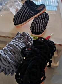 100g/Ball Blended Colorful Dye Ice Strip Line Yarn For Hand-Knit DIY Soft Thickness Wool Thread Blanket Scarf Doll Slippers Crochet Yarn