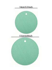 4pcs Multifunctional Round Heat Resistant Silicone Mat Cup Coasters Non-Slip Pot Holder Table Placemat Restaurant Accessories Tool Picnic Blanket4pcs Multifunctional Round Heat Resistant Silicone Mat Cup Coasters Non-Slip Pot Holder Table Placemat Restaurant Accessories Tool Picnic Blanket