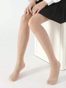 Women/Kids' 3D Heart & Floral Print Leggings/Knee High Socks - Multicolor - View 35