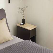 SoBuy Bedside Table FBT111-SCH - Black - View 6