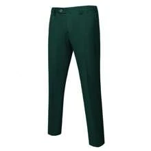 Bộ vest nam Caelus Fashion mới, kiểu dáng công sở, hai hàng cúc, màu trơn, gồm áo khoác và quần tây, dáng ôm, thích hợp cho đám cưới, tiệc tùng, sự kiện xã giao. - xanh quân đội - Xem 5