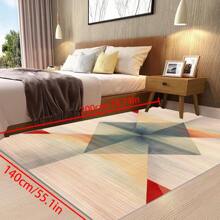[Plush Velvet 700g/㎡ Latex Backing 5mm Thick] 1pc Bohemian Style Area Rug, Solid Color Carpet, Soft Non-Slip Washable For Living Room Bedroom Kitchen Office, Indoor Outdoor Home Decor Farmhouse Rug, Play Mat Back To School
