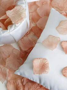 1000pcs Artificial Fabric Rose Petals, Suitable For Romantic Wedding Decoration, Bedroom Decoration, Wedding Aisle, Wedding Guest Tables, Wedding Room Decoration, Birthday Party Decoration