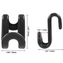 30PCS Heavy Duty Plastic Clothes Hanger Connector Hooks - Cascading Space Saver For Closet & Wardrobe Organizer, Multi-Functional Storage Accessories, Spring Home Organization Essentials