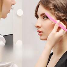 Set de 5/10/30/40/66 navajas para cejas, afeitadora facial multifunción, herramienta de exfoliación y depilación, recortador de cejas con cubierta, apto para mujeres y hombres