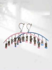 Hoogwaardige metalen hangers, antislip en niet-afgevende kledinghangers, kleerhanger, klassieke hanger, multifunctionele hanger, met een stevig en verdikt ontwerp, robuuste kapstokhaken, geschikt voor het drogen, opbergen en organiseren van kleding in slaapkamers, badkamers en huishoudens