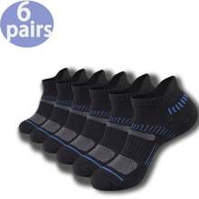 1/6/10 Pairs Men's Low Cut Ankle Socks With Striped Decoration, Lightweight, Comfortable, Breathable For Daily, Casual And Sports Wear, Fall - Multicolor - View 16