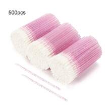 500 Lip Applicators Disposable Lip Brushes Crystal Lipstick Lip Gloss Wands, Pink - Pink - View 8