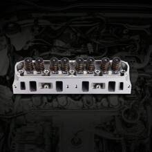 Engine Cylinder Head Assembly Replacement, Aluminum/Cast Iron Engine Cylinder Head Kit, Compatible With Small Block Chevrolet Engines, SBC 327/ 350/ 383, Corvette, Camaro, Z06/Small Block Engines, SBF GT40/289/302/ 351W, Mustang, GT40/CHEVROLET 1500 PICKUP 96-99, ESCALADE 99-00 - Aluminum, Compatible With Small Block  Engines - View 9