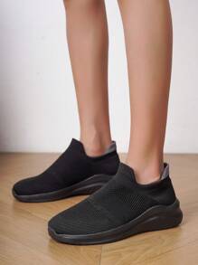 Elastyczne wsuwane trampki, unisexowe, codzienne mokasyny bez sznurówek, wygodne, letnie buty sportowe