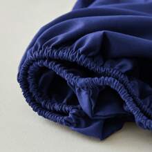 5/7pcs Bed In A Bag Luxurious Comforter Sets, All Season Bedding Sets With 1 Quilt, 1/2 PillowShams, Flat Sheet, Fitted Sheet, 1/2 Pillowcases, Burnt Orange, Green, Yellow, Easy Care, Machine Washable, Valentine'S Day Gift, For Boys And Girls - Dark Blue-74 - View 12