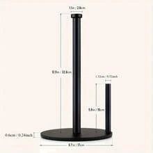 不锈钢纸巾架 - 坚固加重底座，撕拉式设计，适用于厨房和浴室台面