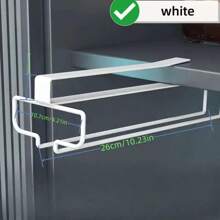 1个橱柜下酒杯架，厨房悬挂式金属玻璃杯收纳架，免钉玻璃杯整理架，黑色，节省空间，安装简便，防滑，适用于家庭、酒吧、厨房、咖啡馆、办公室和酒店，价格实惠