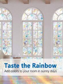 1 Cuộn Phim Cửa Sổ Tĩnh Điện Bằng Kính PVC Tự Dính, Thích Hợp Cho Cửa Sổ Từ Sàn Đến Trần Nhà Tắm Và Nhà Vệ Sinh, Chống Thấm Nước, Chống Ẩm, Chống Tia UV, Trong Suốt Và Mờ, Dùng Cho Trang Trí Nhà Phòng Khách, 17,72 Inch Trang Trí Phòng Trang Trí Tường Trang Trí Phòng Tắm Trang Trí Phòng Ngủ Đồ Trang Trí Phòng Trang Trí Phòng Khách Trang Trí Nhà Trang Trí Nhà Nghệ Thuật Treo Tường Phòng Khách Giấy Dán Tường Miếng Dán Cá Nhân Hóa - Trong sáng - Xem 5