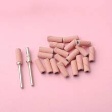 51件套迷你美甲钻头，3毫米砂纸打磨带，适用于家用美甲沙龙 - 粉色#240，美甲用品，美甲工具，美甲艺术工具，返校季，美甲，美甲工具，适用于贴片美甲 - 粉色 - 查看 5