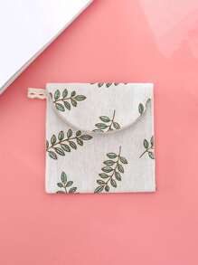 1pc Cosmetic Bag Makeup Bag Sanitary Napkin Storage Bag With Large Capacity And Portable Design College Dorm Essentials Travel Essentials Small Tampons Organizer For Women Student Girl Coin Purse Cable Bag Waterproof Storage Bag For Back To School Travel Home University Camping Outdoor Vacation