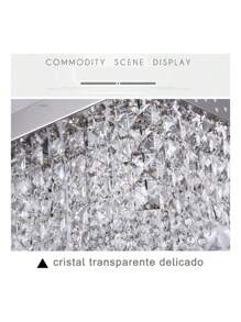 Modern Crystal Pendant Ceiling Lamp Luxurious Decoration Color Lamp