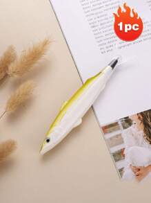 1pc Salted Fish Ballpoint Pen Fish Party Favors Ballpoint Pens Fishing Party Favors Salted Fish Pen Pens Decorative Pens Cartoon Fish Pen Advertise Award Pen Back To School - Multicolor - View 13