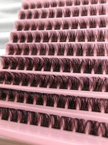 120PCS Individual Lash Clusters D Curl 8-16mm Wide Stem DIY Lash Clusters Natural Look&Extra Thick Reusable Individual Eyelash Extension Kit For Self Use At Home Or On-The-Go For Daily Life&Wedding&Dating&Party&Music Festival&Spring Day&Travel Lash Clusters,Eye Lash Clusters,Individual Eyelashes,Lashes,Fake Lashes - D - View 2