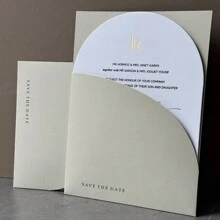 NIEWSPECIAL 10pcs Pocket Style Wedding Invitation Envelopes, Suitable For Engagement, Quinceañera, Christening And Other Occasions, Minimalist Invitation Envelopes, 5*7 Inch Invitations, DIY Invitations, Gift Cards, Pocket Wedding Invitations, You're Invited, Graduation Ceremony, Birthday Party, Bachelor Party And Other Occasions Gifts. - Multicolor - View 9