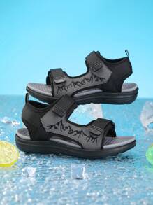 柔软舒适的露趾户外儿童运动凉鞋，夏季