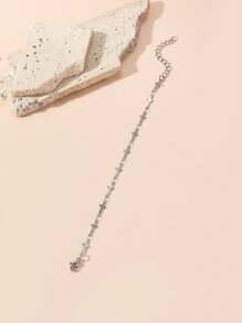 Fashionable, Elegant And Graceful Cross Chain Anklet For Women, Ideal Gift For Friends. Showcases The Refined Quality And European & American Design Style, A Must-Have Jewelry For Young Ladies.