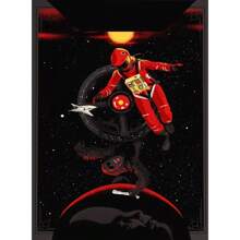 1pc Classic Movie 2001 A Space Odyssey Hot Pop Fashion Retro Posters Canvas Paintings Wall Arts Cinema Home Decor No Frame