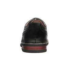 Business Men's Comfortable And Durable Lace-Up Formal Oxford Shoes - Black - View 9