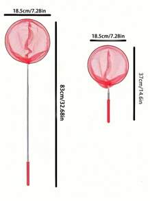 1pc Versatile Catch Release Net For Shrimp, Insects, Dragonflies, Butterflies - Perfect For Summer Beach Fun Outdoor Fishing - Multicolor - View 3