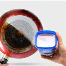 1pc,500g, Stainless Steel Cleaner Polish, Stainless Steel Cleaning Paste, Kitchen Stove Decontamination Paste Pot Bottom Pot Rust Black Dirt Cleaner, Pots And Pans Oil Stains Scale Removal, Cleaning Supplies, Cleaning Tool,