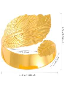 2 件/4 件豪华酒店餐巾环，金箔设计金属餐巾架，适用于婚礼、派对、餐桌装饰（电镀铁，有些不平整但不会影响使用，不建议购买） - 彩色 - 查看 11