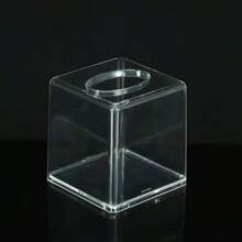 1pc Large Capacity Transparent Square Tissue Box, Tissue Box Holder, Napkin Holder, Festival Family Gathering, Kitchen Dining Table Decor For Home Kitchen Bedroom Living Room Dining Room, Home Decoration Accessories, Decorative Box, Women Wedding Gift, Summer Travel Holiday Festival Must-Have