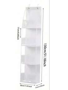 3/2/1pc 6层鞋子收纳架适用于门上衣柜，带大深口袋的衣柜鞋子收纳架，适用于门上窄鞋架，可悬挂靴子收纳浴室柜零食玩具衣服包装，无需钻孔