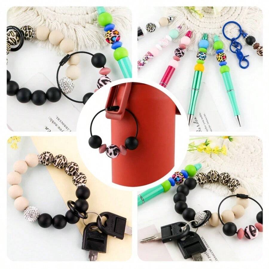 The Randomly Colored Stainless Steel Wire Key Tag Clip Durable And Easy ...
