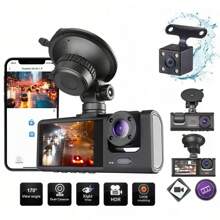 Accesorios para automóviles, grabadora de conducción 1080P + aplicación + WIFI, monitoreo frontal del automóvil + monitoreo en el automóvil + monitoreo trasero del automóvil.Aplicable a los taxistas de Didi