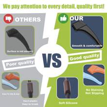 XIANG YU 12 对防滑眼镜耳钩舒适硅胶弹性眼镜腿套固定器 - 适用于眼镜太阳镜眼镜运动眼镜