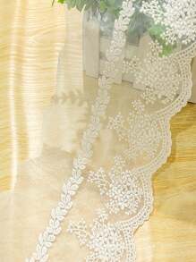 1yard Embroidery Lace Lace Flower Leaf Mesh Clothing Lace Accessories Mesh 13.5cm Fabric