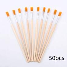 100pcs/50pcs/30pcs/10pcs Wooden Handle Drawing Pen, Art Supplies Suitable For Fine Art Painting And Outline Sketching,Back To School,School Supplies