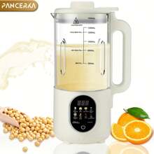 PANCERKA Nut Milk Maker Machine - Multi-Functional Automatic Almond, Automatic Soy Milk Maker, Easy To Clean, One-Touch Operation, High Capacity, Perfect For Homemade Almond, Oat, Plant-Based, Soy, And Dairy Free Beverages And Coconut Milk